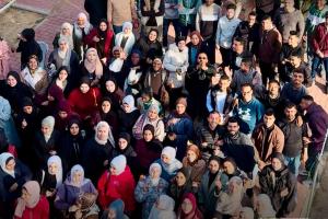فعالية مجتمعية في المحافظة الوسطى تجمع بين الإفطار الجماعي والأنشطة التراثية والرياضية
